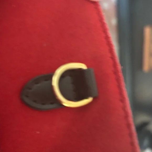 Louis Vuitton Brown Damier Ebene Tote with Red Interior - Picture 13 of 16